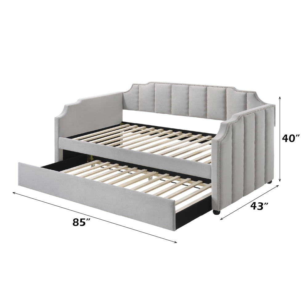 ACME Peridot Daybed with Trundle – room setting – Lusso Furniture Miami