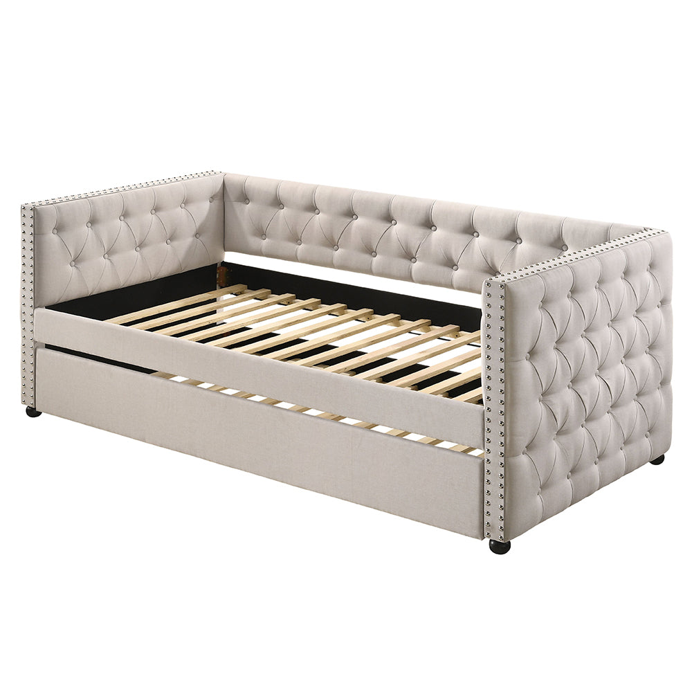 ACME Romona Daybed with Trundle – angle view – Lusso Furniture Miami