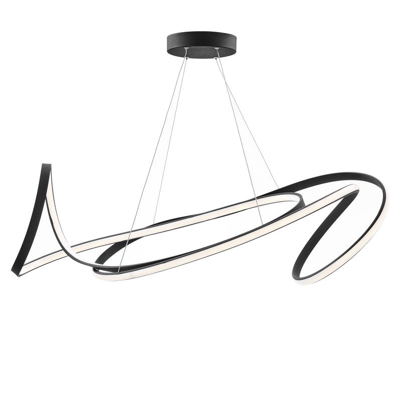 Moscow LED Chandelier // Black-zoom-