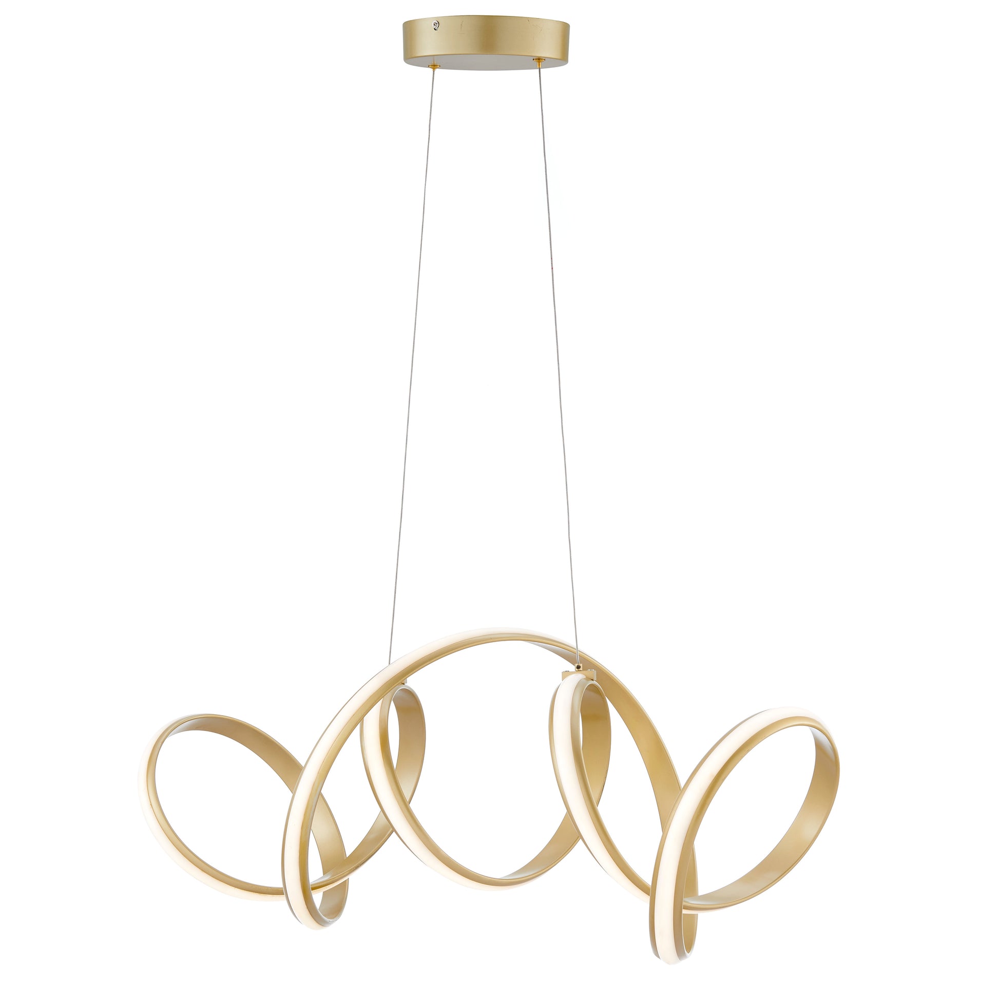 Seville LED Chandelier // Gold-1
