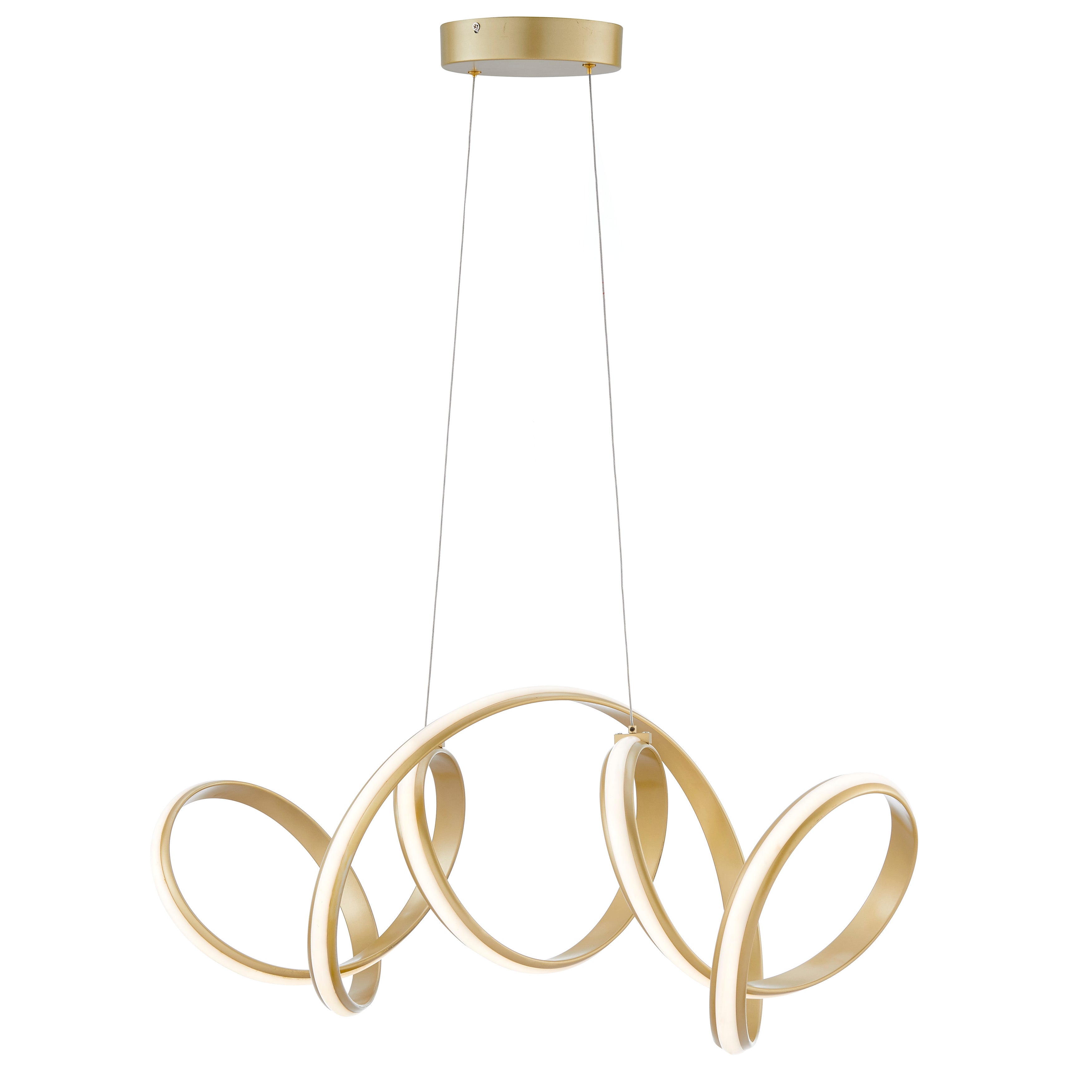 Seville LED Chandelier // Gold-zoom-1
