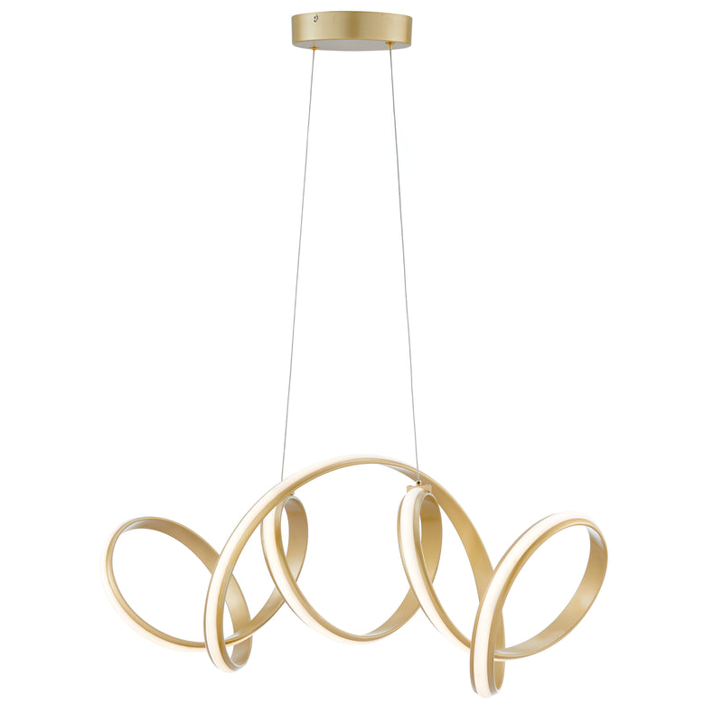 Seville LED Chandelier // Gold-zoom-