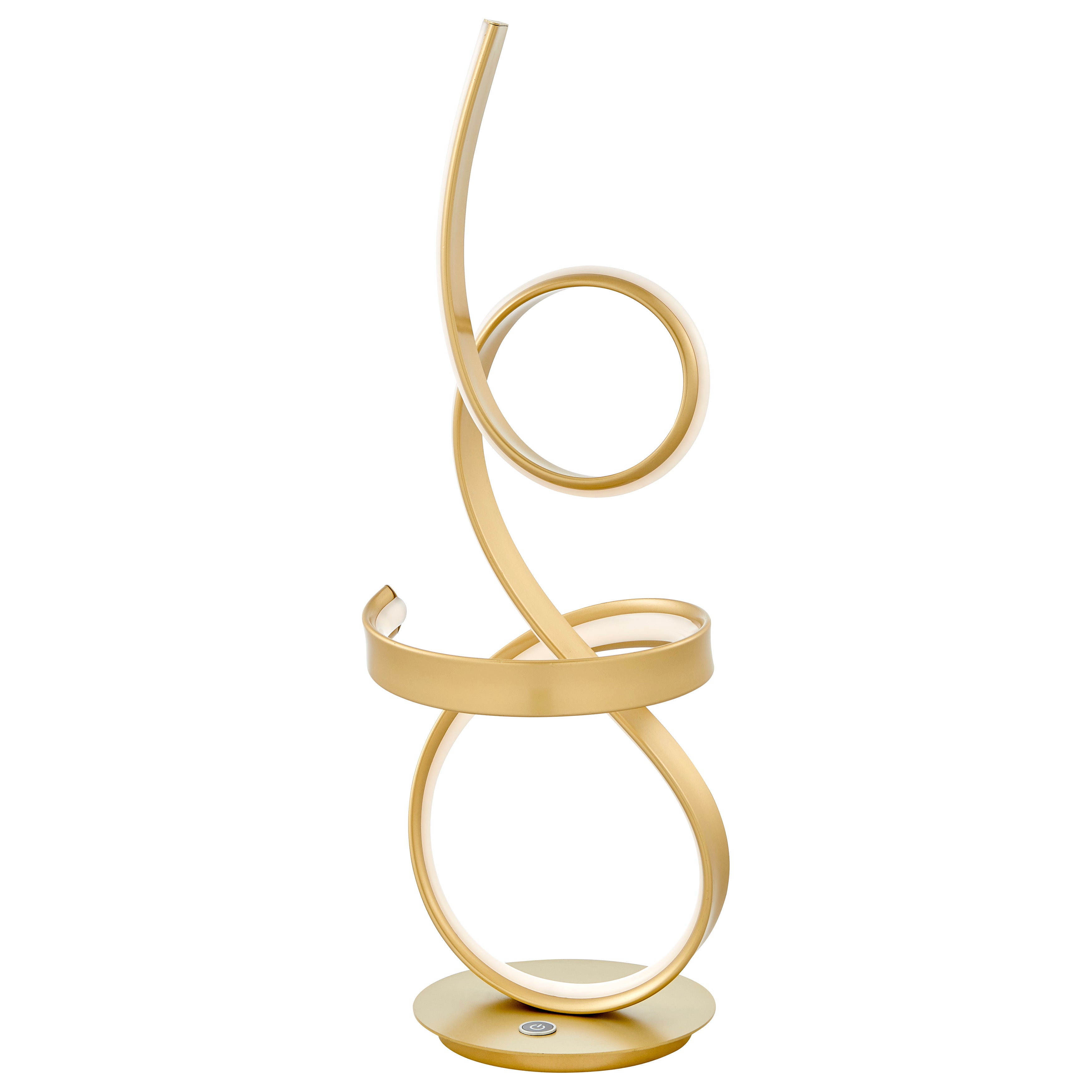 Amsterdam Gold Table Lamp // LED Strip & Touch Dimmer-zoom-1