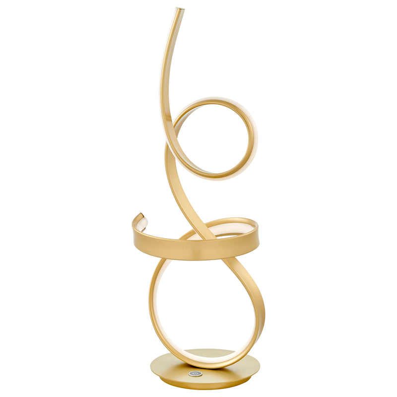 Amsterdam Gold Table Lamp // LED Strip & Touch Dimmer-zoom-