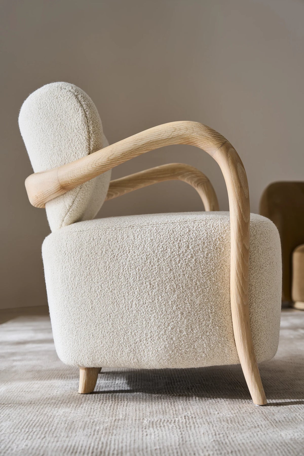 Caracole Ashanti Chair – side view – Lusso Furniture Miami