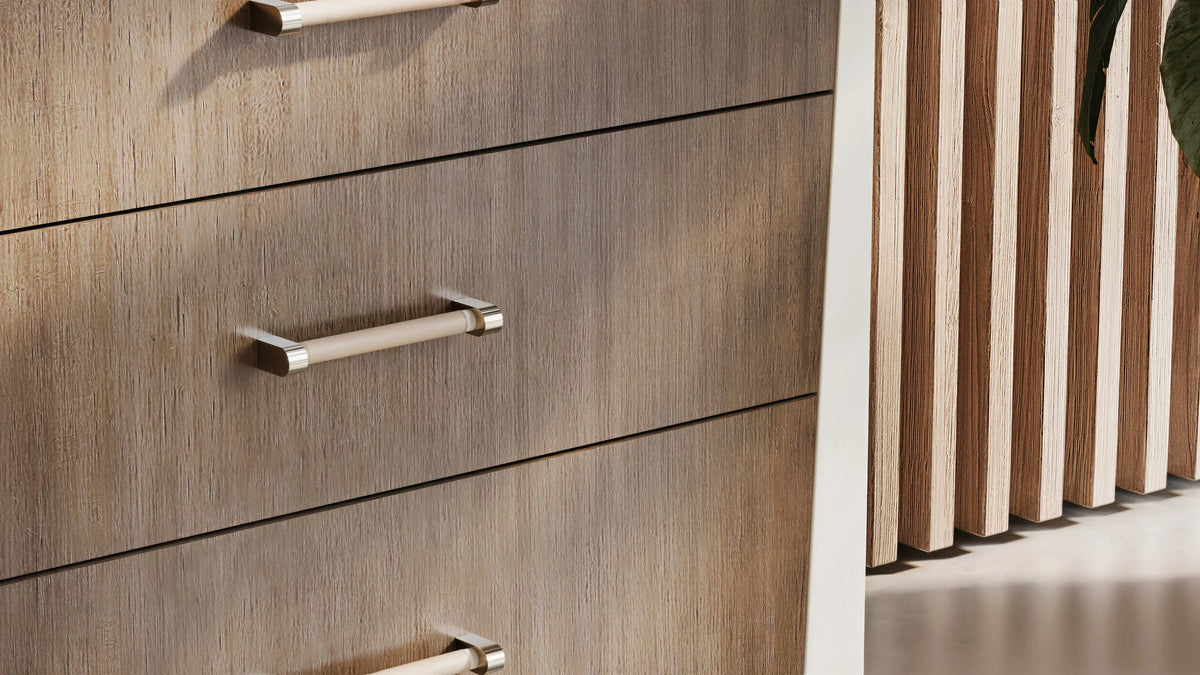 Caracole Counter Balance Dresser – angle view – Lusso Furniture Miami