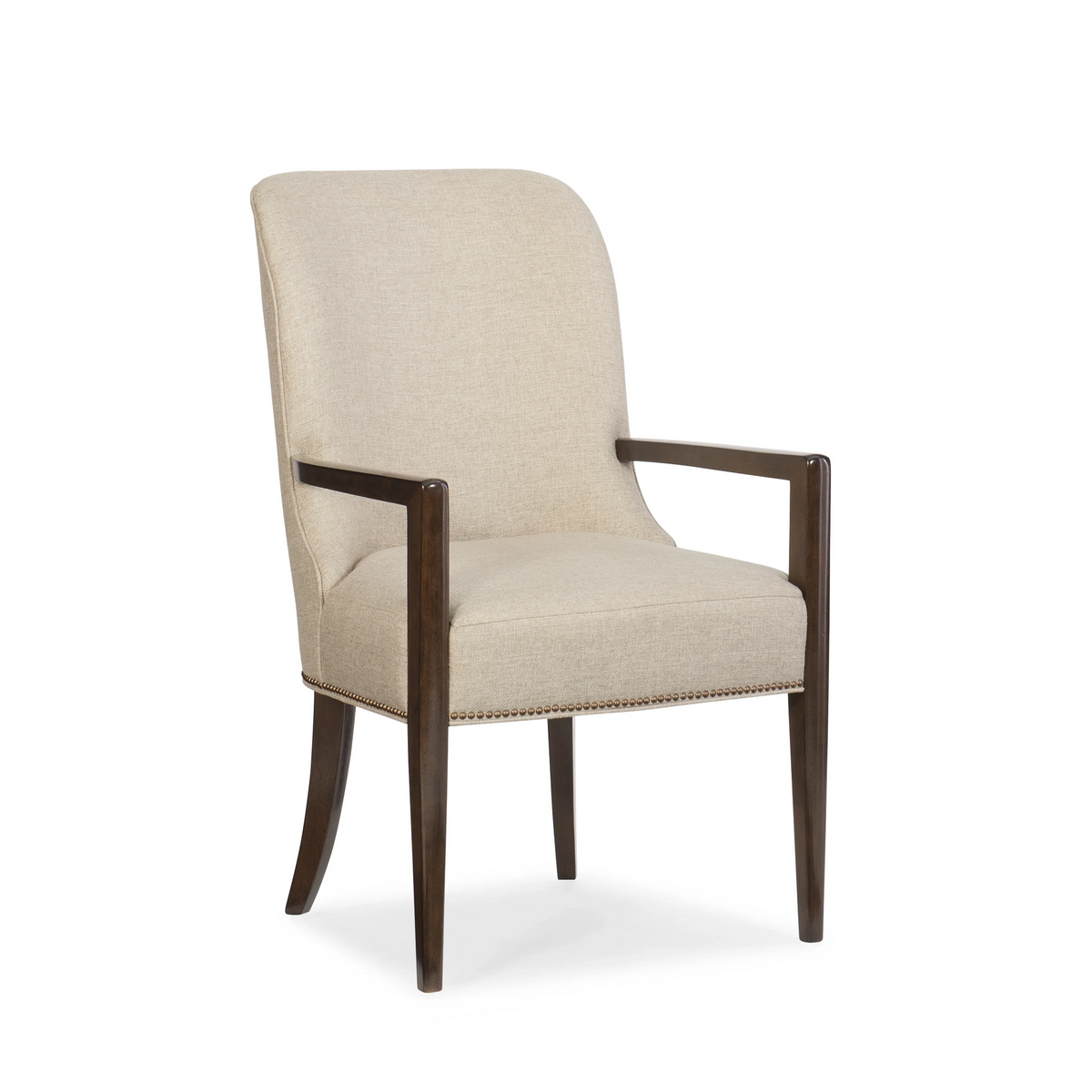 Caracole Streamline Arm Chair – side view – Lusso Furniture Miami