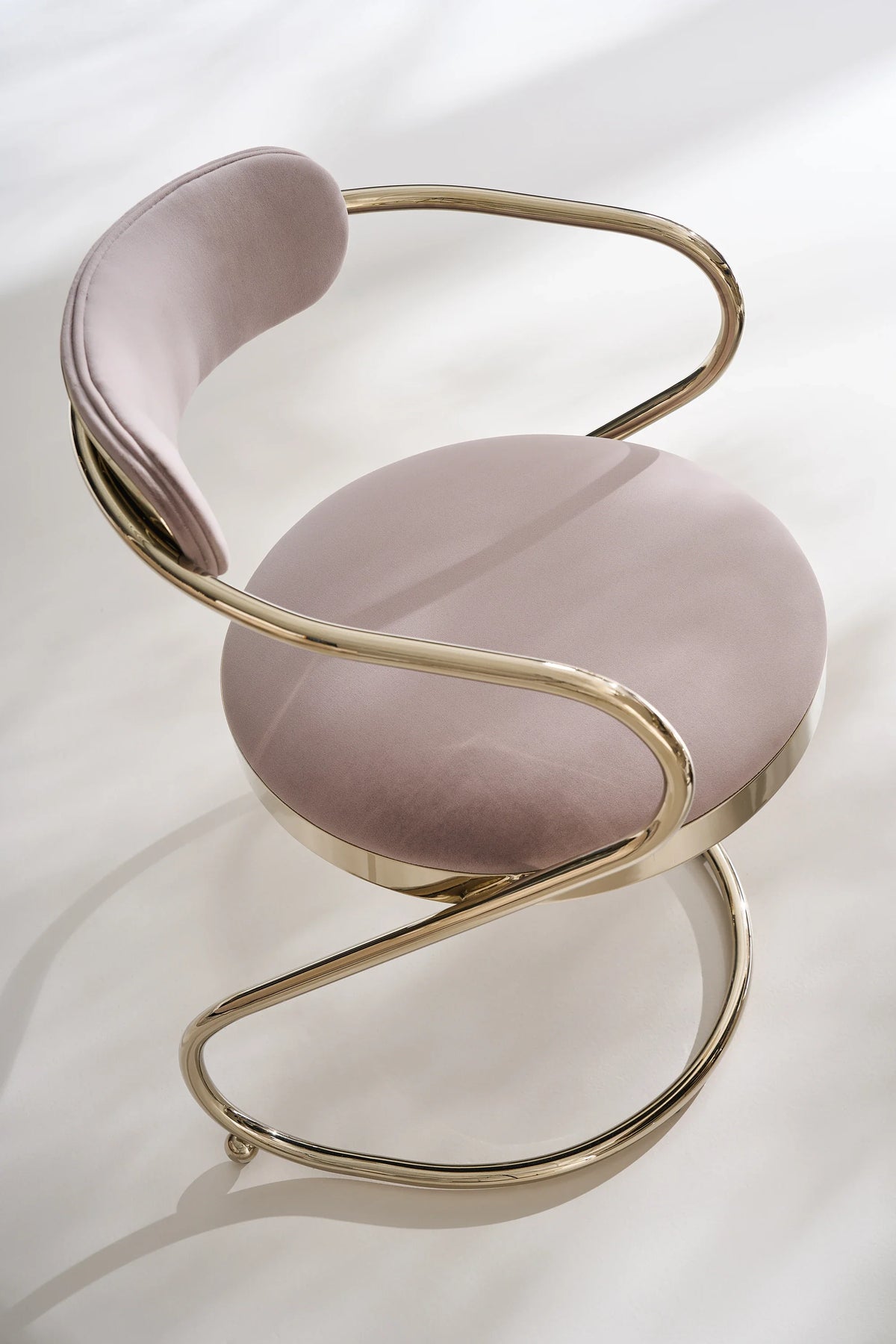 Caracole Retrospect Dining Chair – top view – Lusso Furniture Miami