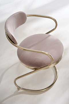 Caracole Retrospect Dining Chair – top view – Lusso Furniture Miami