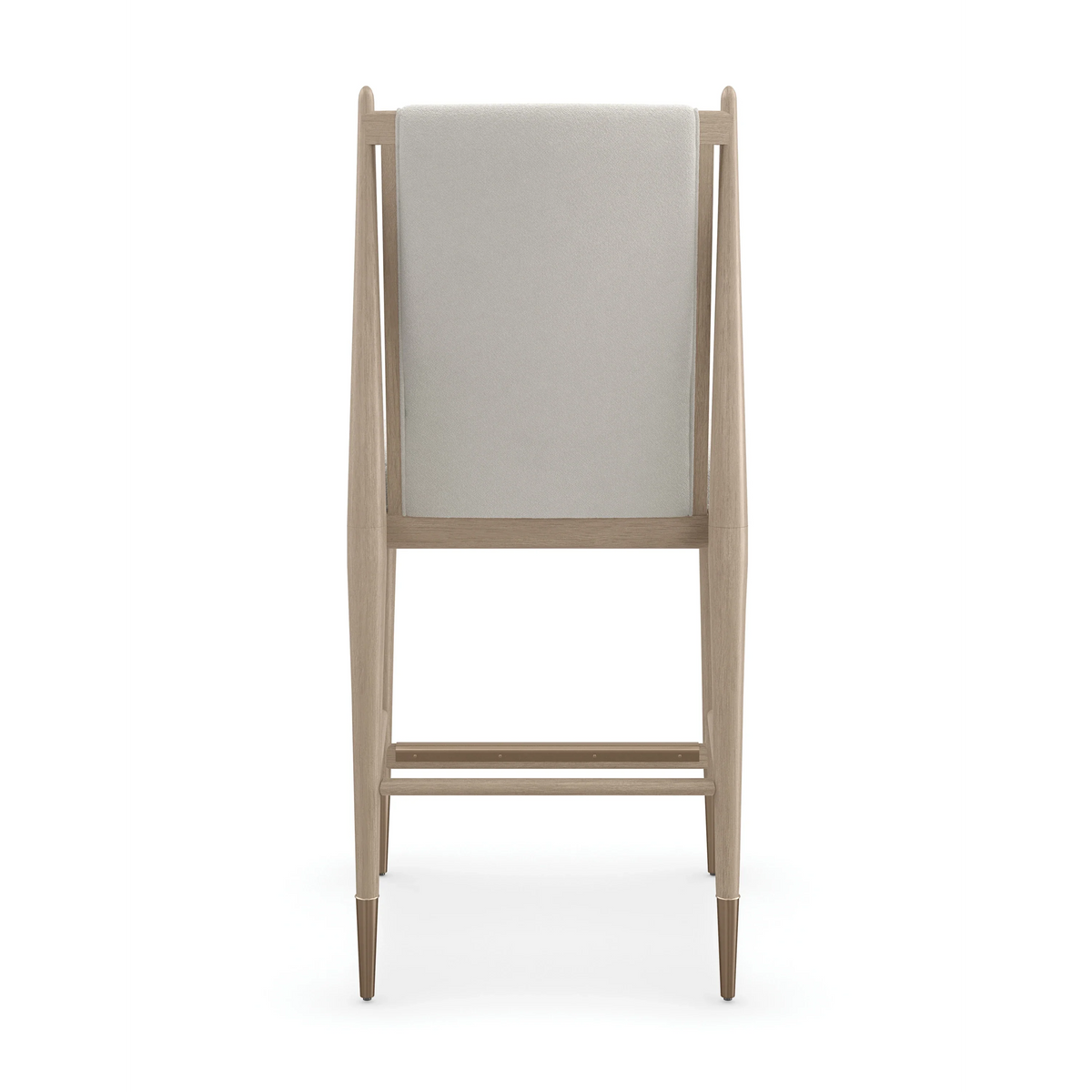 Caracole Unity Counter Stool – side view – Lusso Furniture Miami