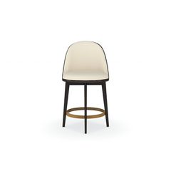 Caracole Another Round Counter Stool – front view – Lusso Furniture Miami