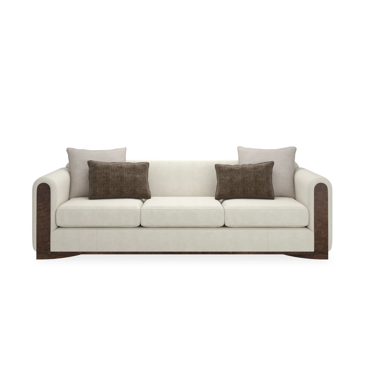 Caracole Dimitri Sofa – front view – Lusso Furniture Miami