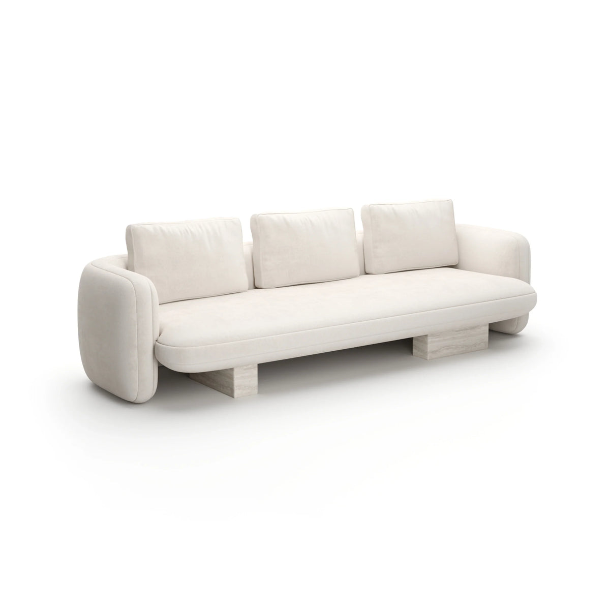 Caracole Overlap Sofa – finish detail – Lusso Furniture Miami