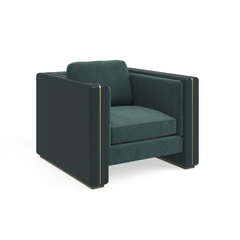 Caracole Gelee Accent Chair – side view – Lusso Furniture Miami