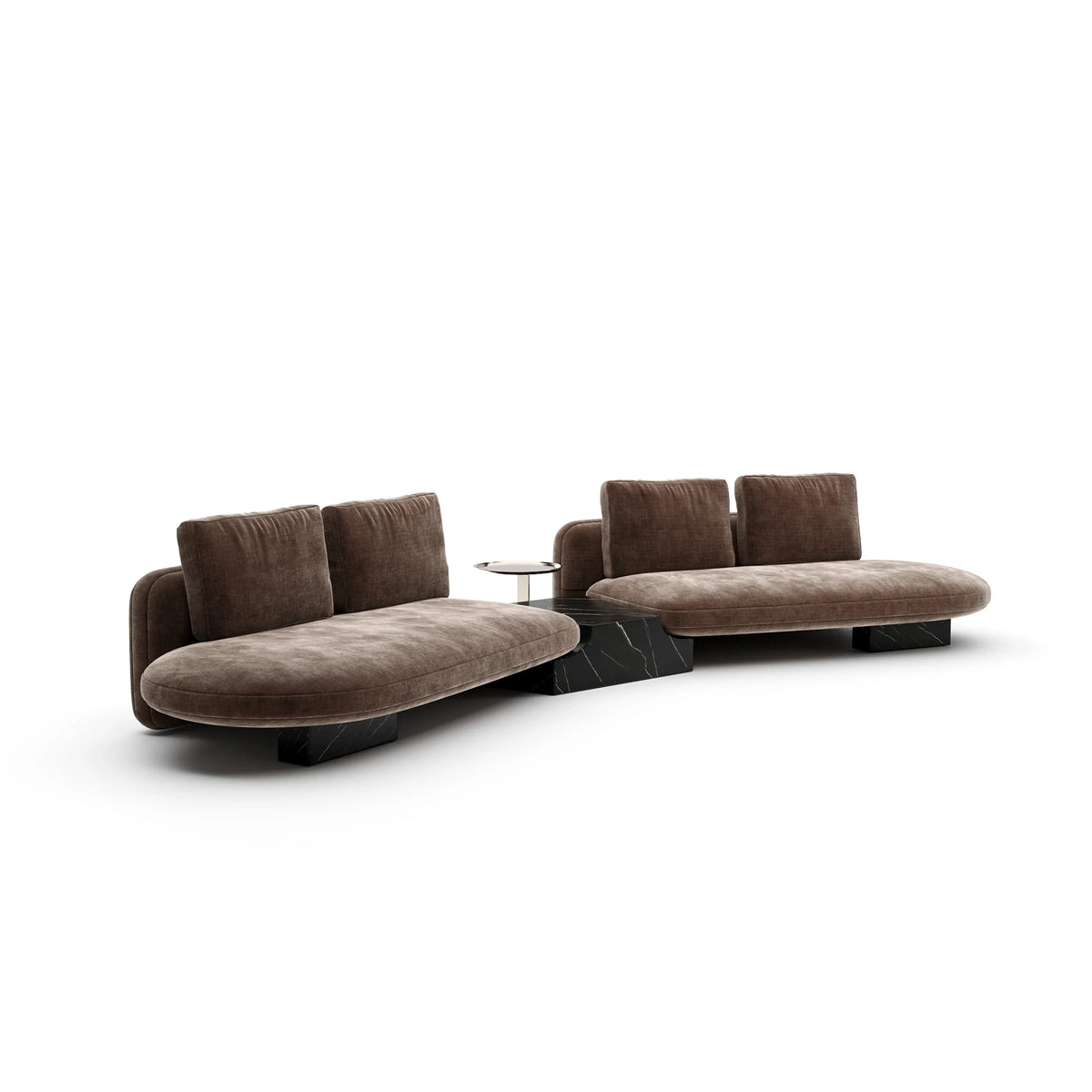 Caracole Overlap Sectional – view 81 – Lusso Furniture Miami