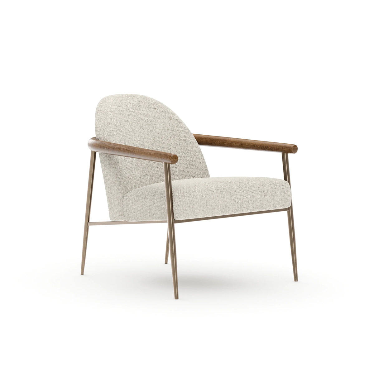 Caracole Altura Lounge Chair – angle view – Lusso Furniture Miami