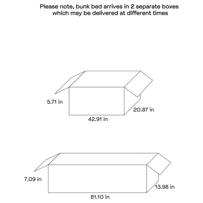 Ryder Wood Twin Over Twin Bunk Bed with Mattress Weathered Taupe-zoom-