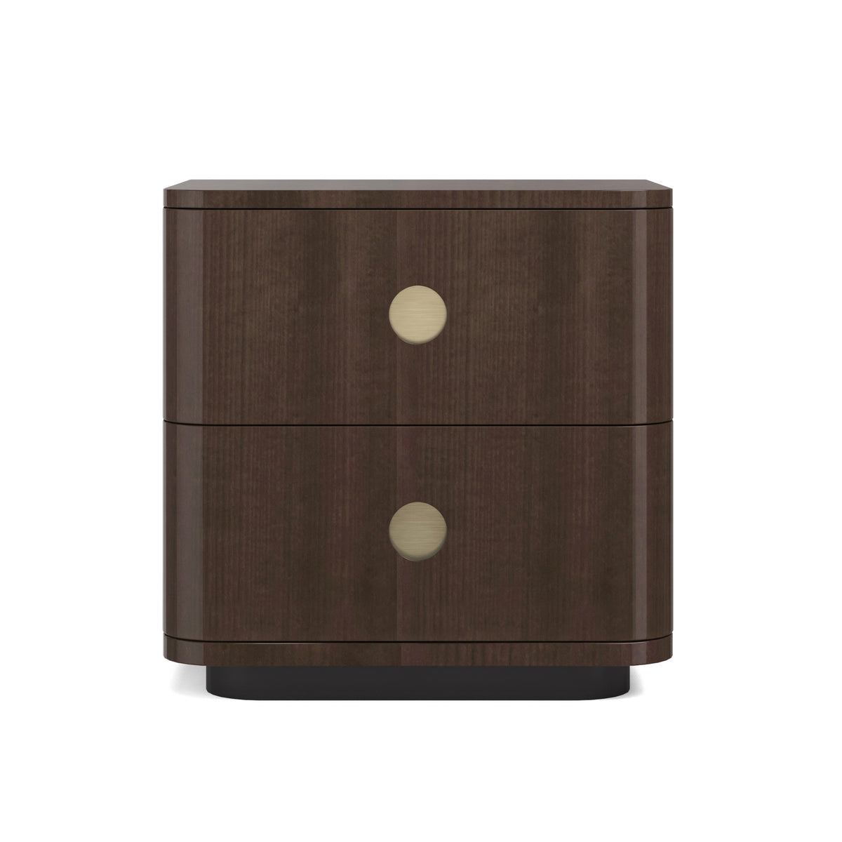 Caracole Bachelor Nightstand – front view – Lusso Furniture Miami