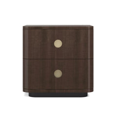 Caracole Bachelor Nightstand – front view – Lusso Furniture Miami