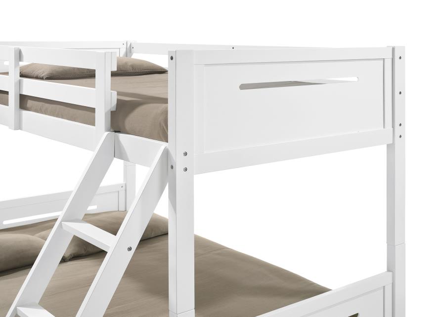 Littleton Wood Twin Over Full Bunk Bed White-zoom-6