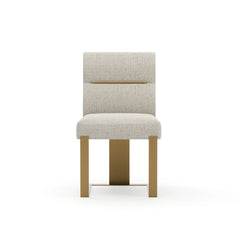 Caracole Counter Balance Dining Chair – front view – Lusso Furniture Miami