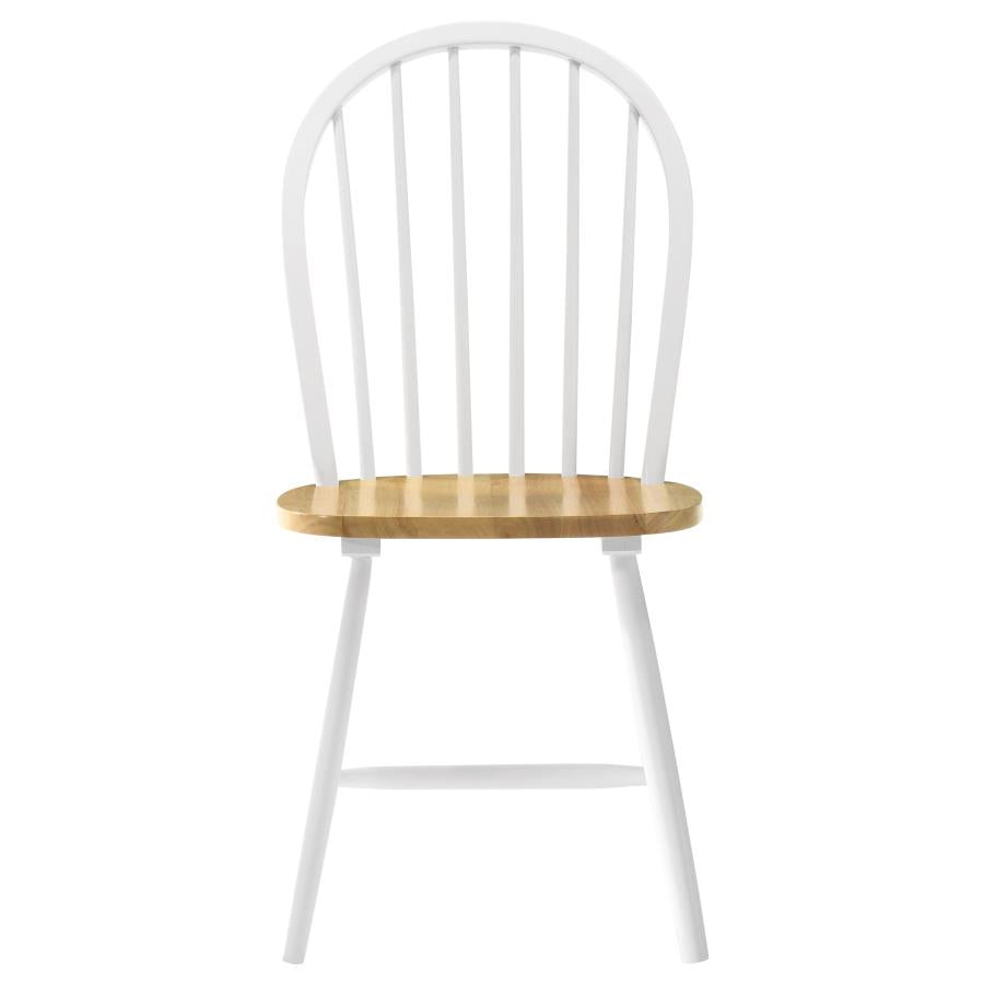 Cinder Wood Dining Side Chair White (Set of 4)-4
