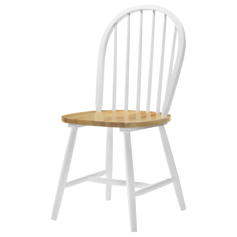 Cinder Wood Dining Side Chair White (Set of 4)-5