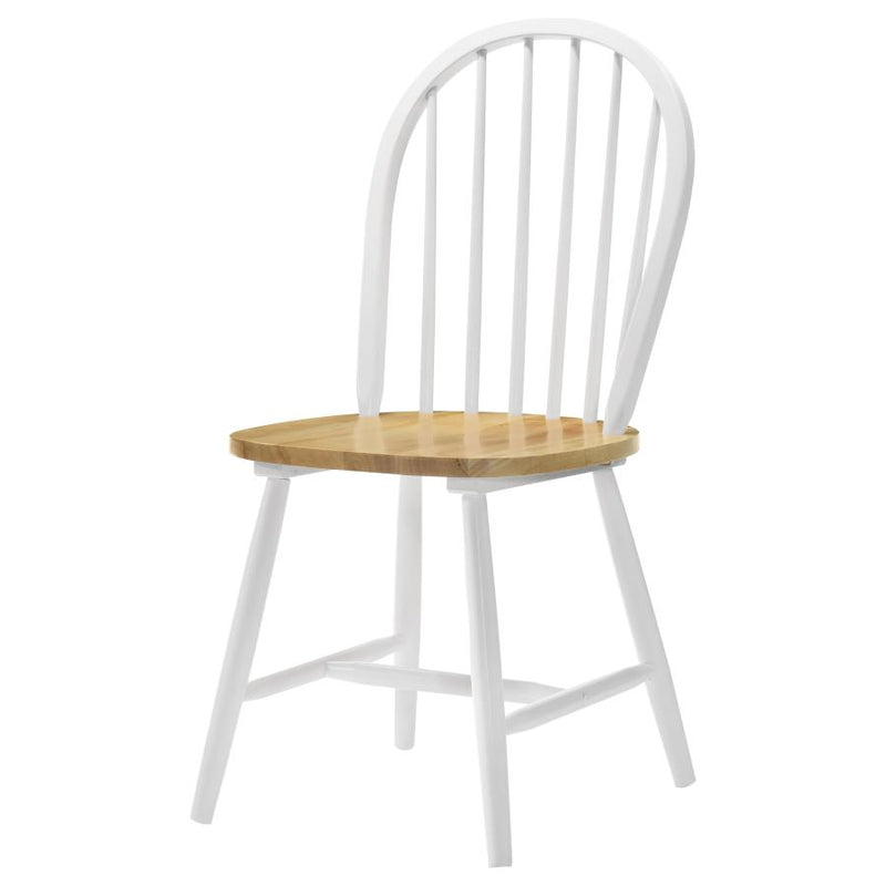 Cinder Wood Dining Side Chair White (Set of 4)-zoom-
