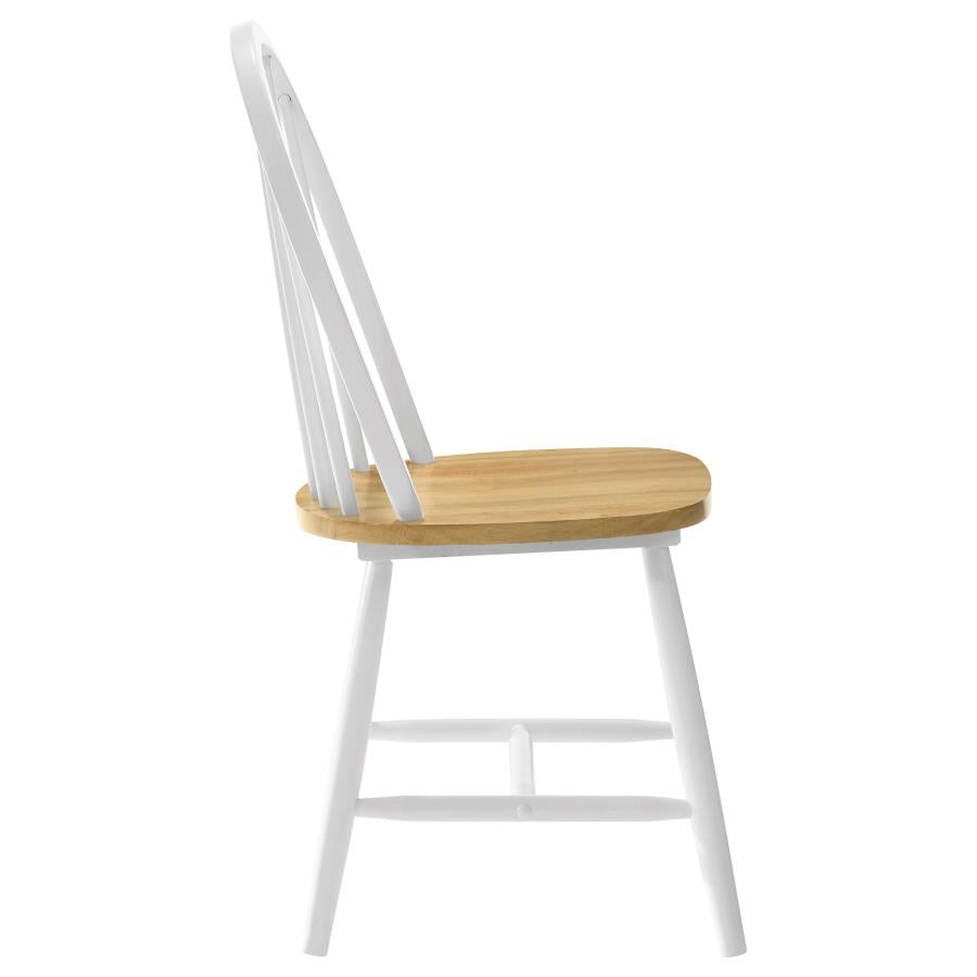 Cinder Wood Dining Side Chair White (Set of 4)-zoom-9
