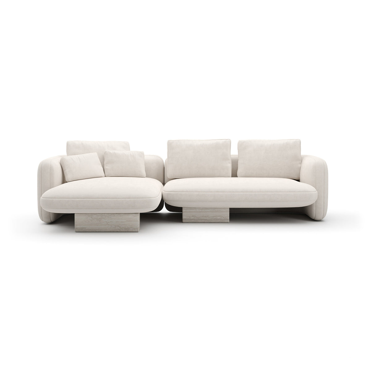 Caracole Overlap Sectional – view 46 – Lusso Furniture Miami