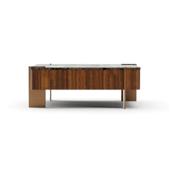 Caracole Altura Square Cocktail Table – top view – Lusso Furniture Miami