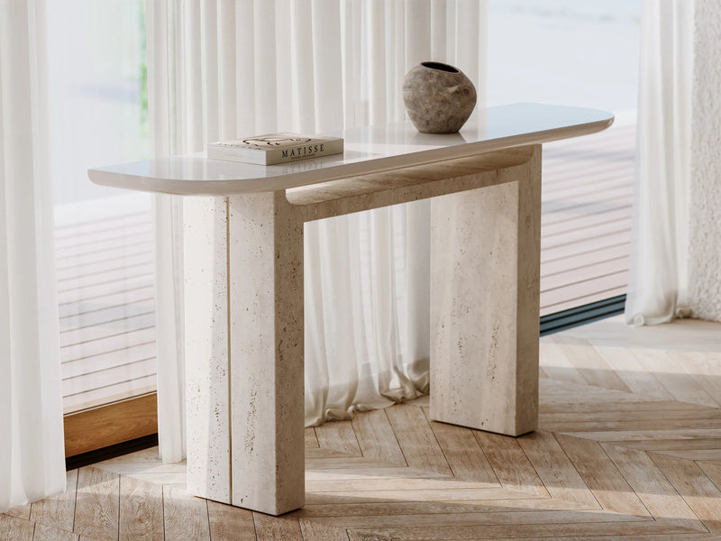 Caracole Overlap Open Console Table-zoom-