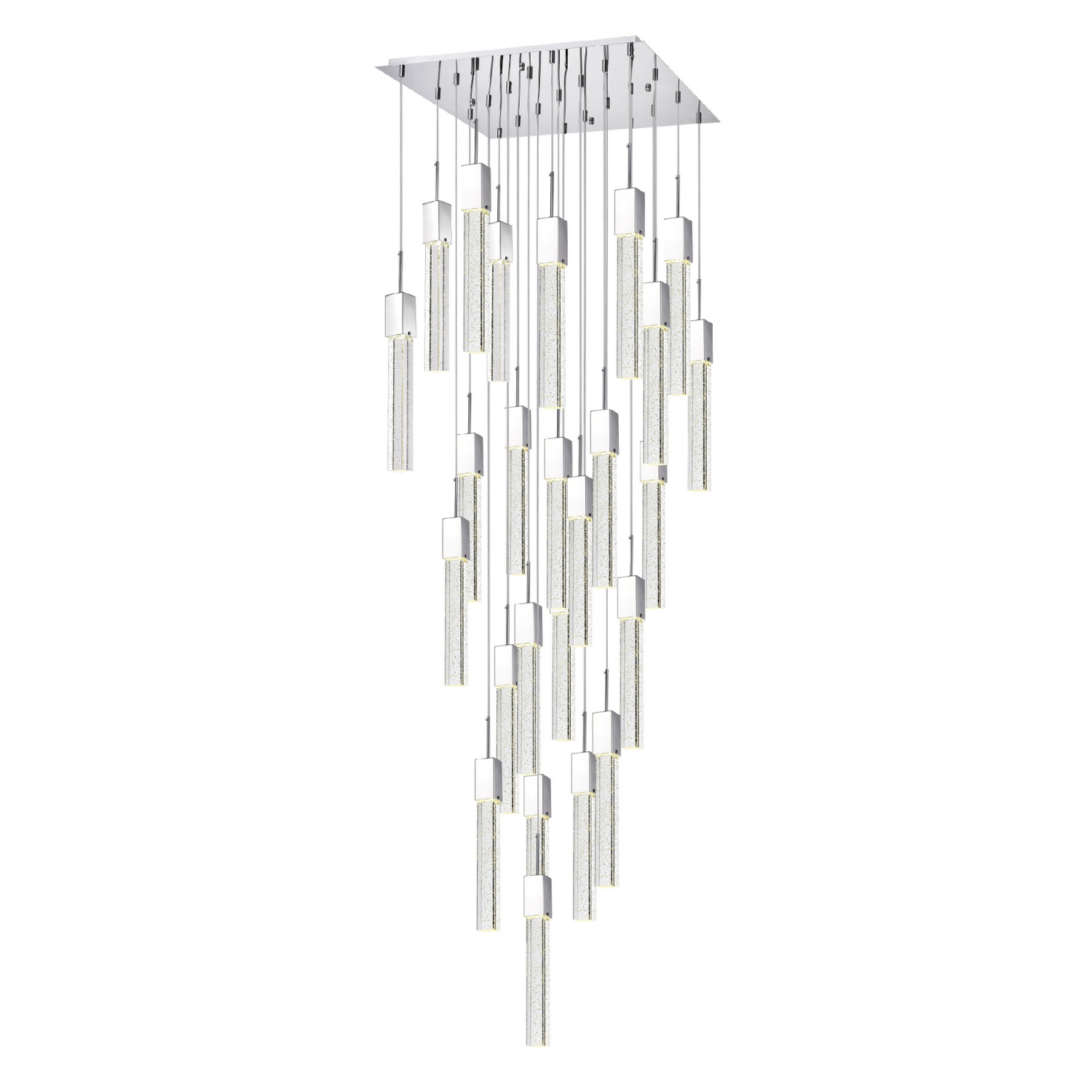 Rectangular Crystal Chandelier // XL 25 Light-zoom-1