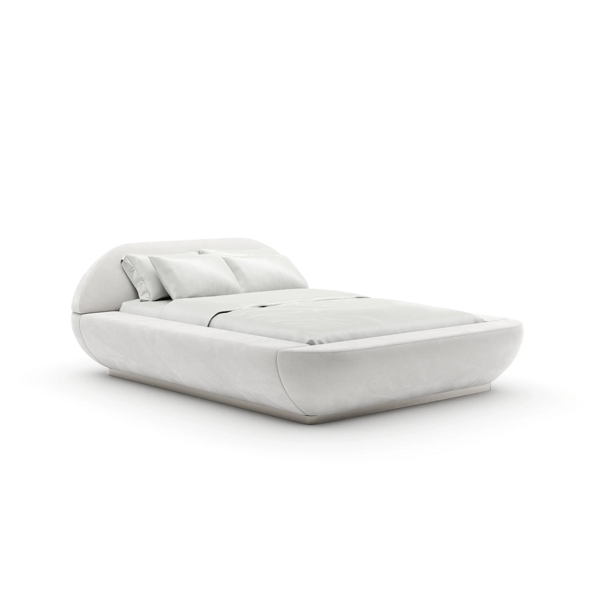 Caracole Jagger Bed – front view – Lusso Furniture Miami