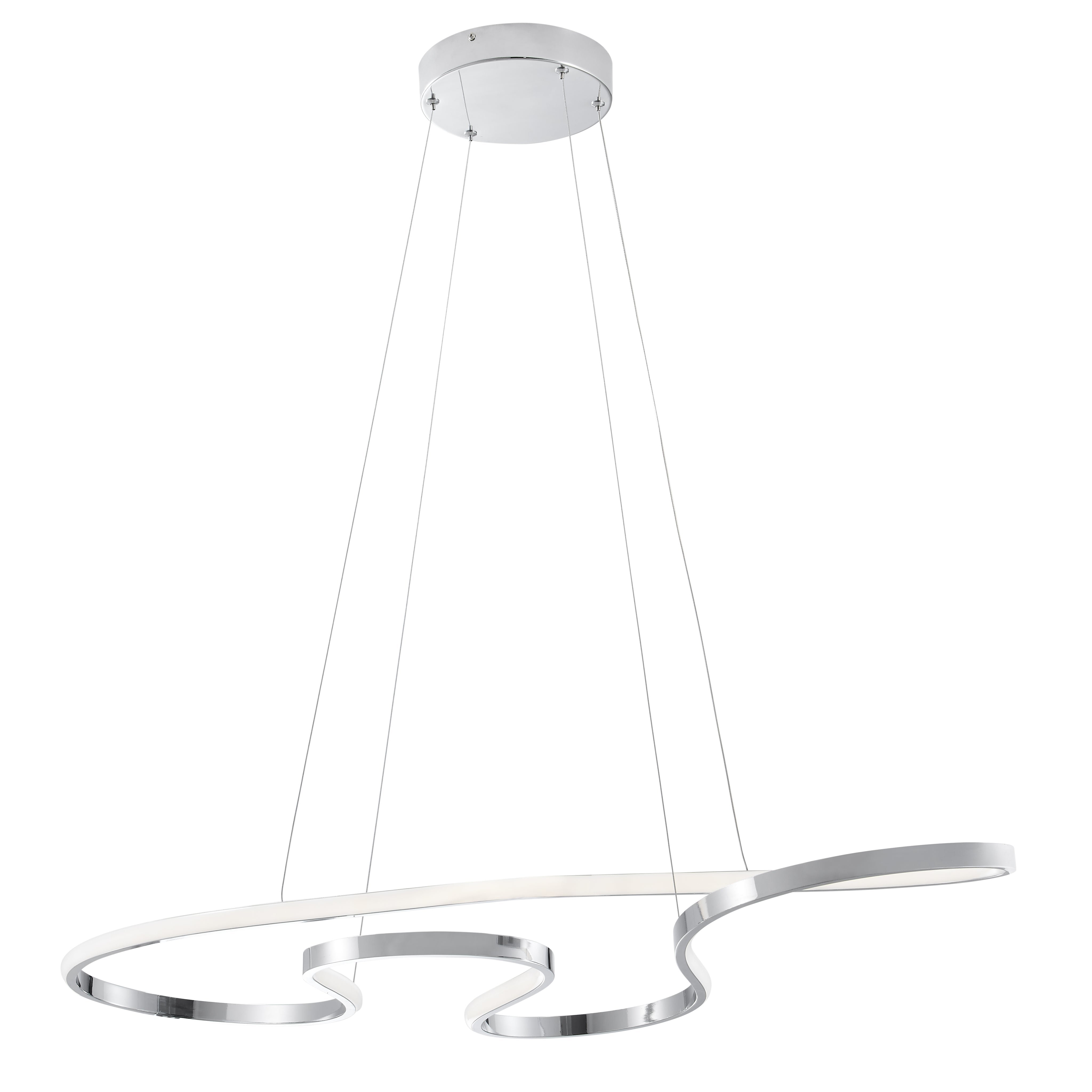 Shanghai LED Adjustable Chandelier // Chrome-zoom-1