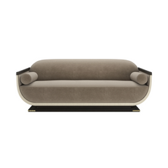 Caracole Helena Sofa – front view – Lusso Furniture Miami