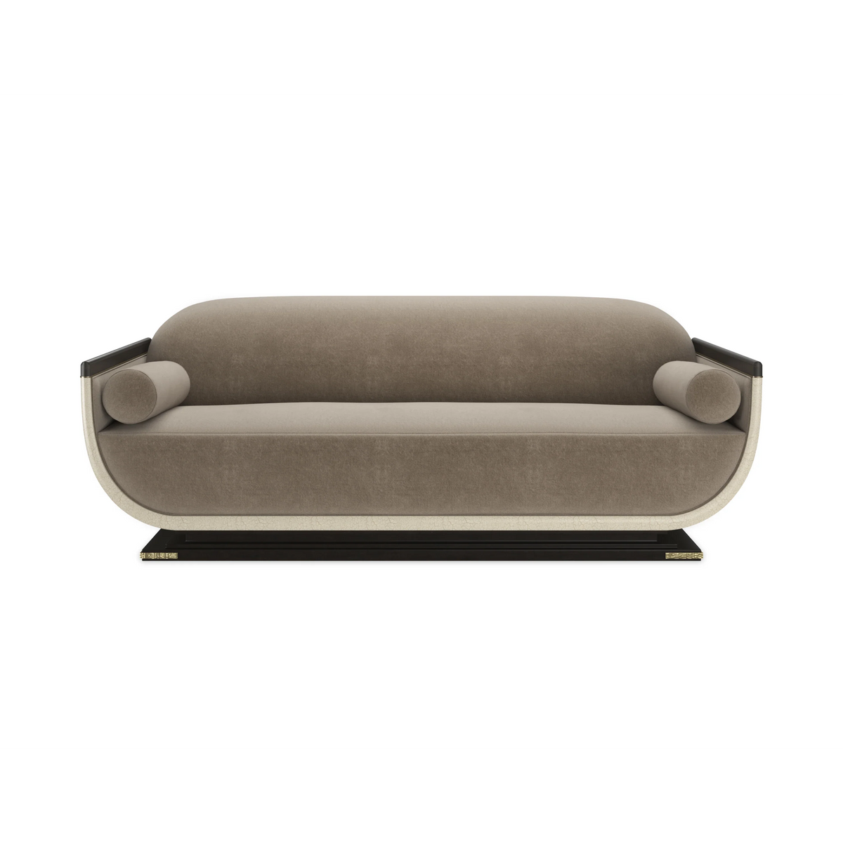 Caracole Helena Sofa – front view – Lusso Furniture Miami