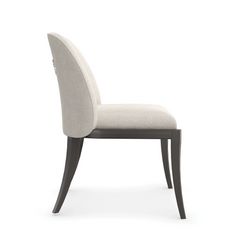 Caracole Cameo Ivory Dining Chair – room setting – Lusso Furniture Miami