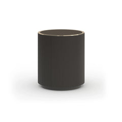 Caracole Love Round End Table – angle view – Lusso Furniture Miami