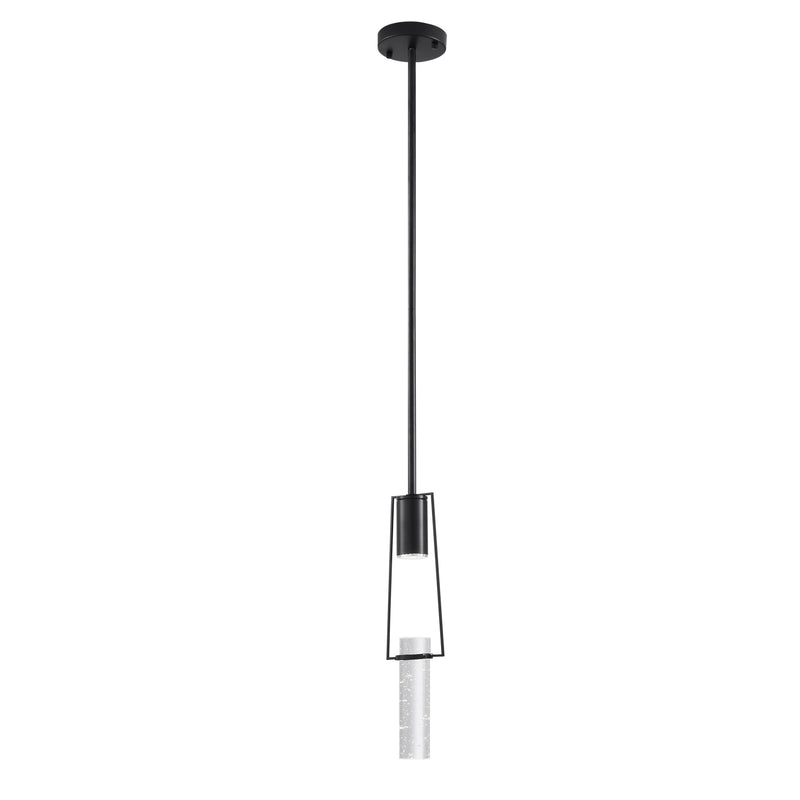 Harmony Single Pendant // Matte Black-zoom-
