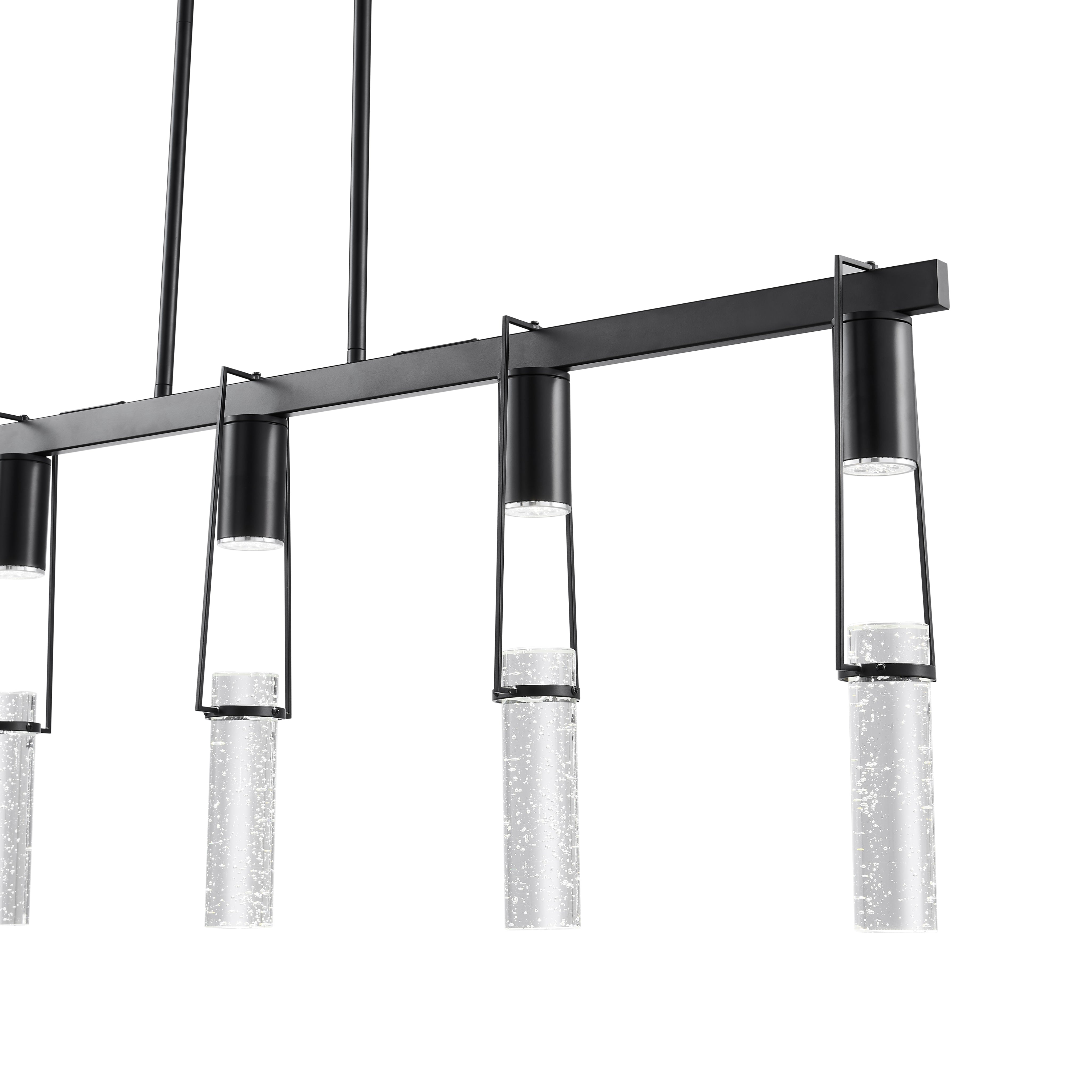 Harmony 5 Light Chandelier // Matte Black-zoom-1