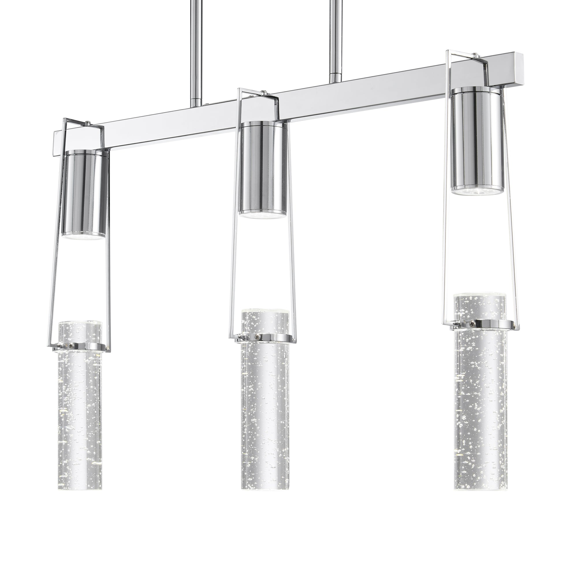 Harmony 3 Light Chandelier // Chrome-1