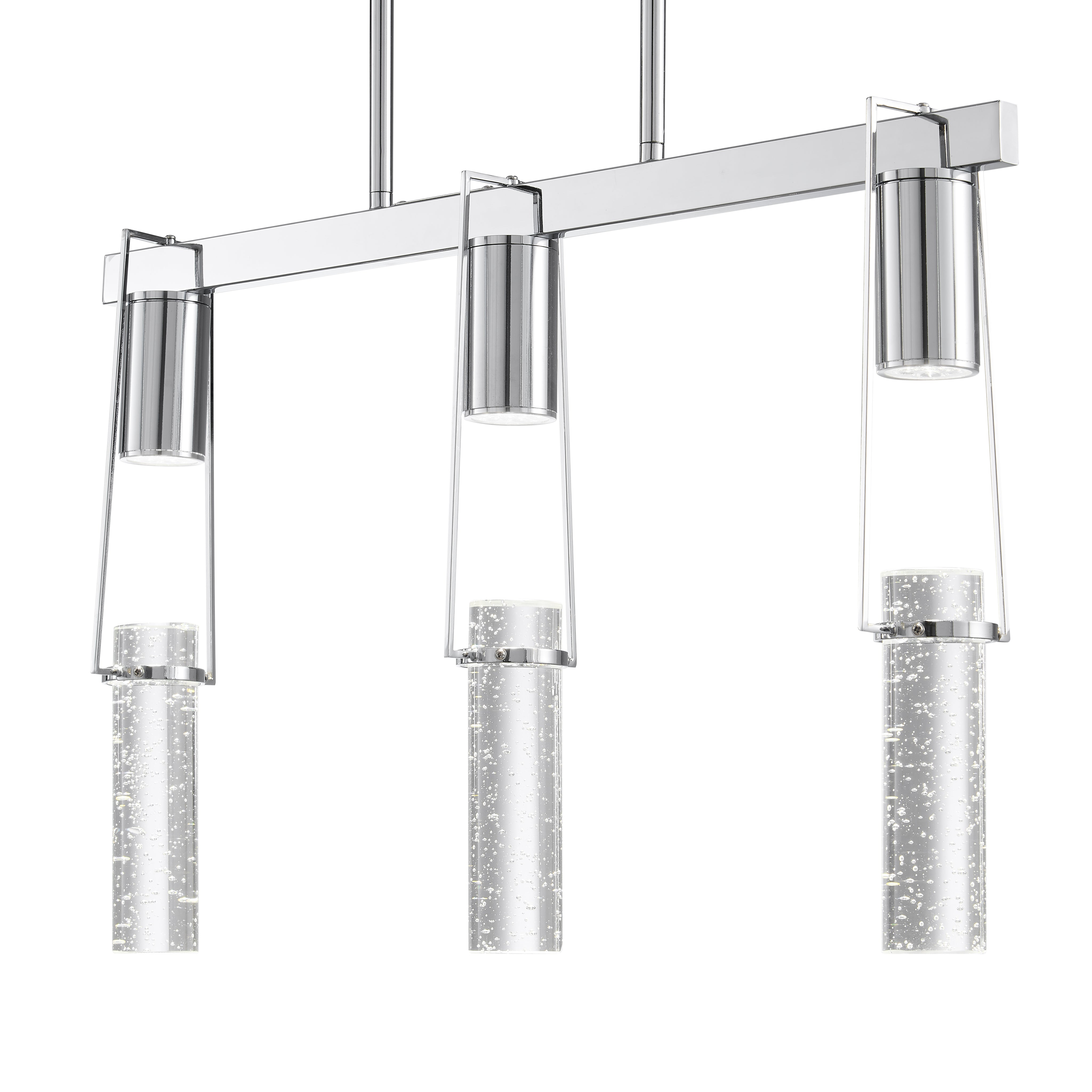Harmony 3 Light Chandelier // Chrome-zoom-1