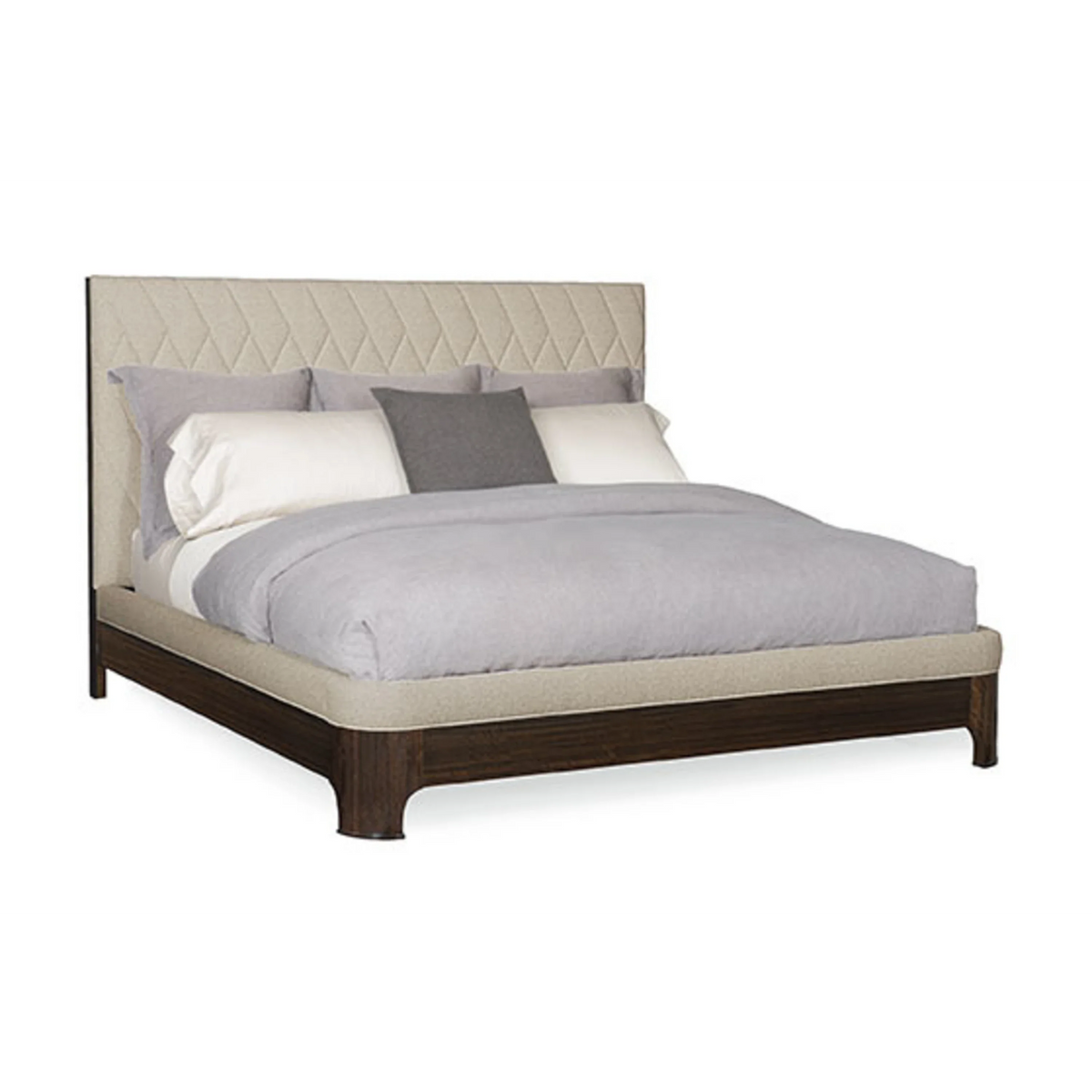 Caracole Moderne Cal King Bed – front view – Lusso Furniture Miami