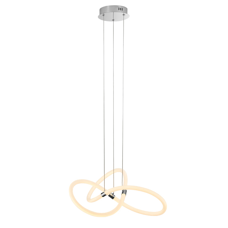 Daisy LED Adjustable Chandelier // Chrome-zoom-