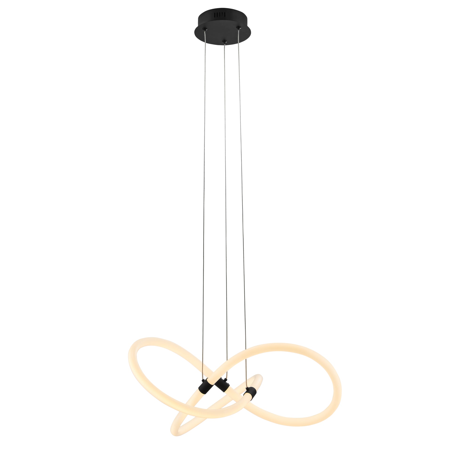 Daisy LED Adjustable Chandelier // Matte Black-1