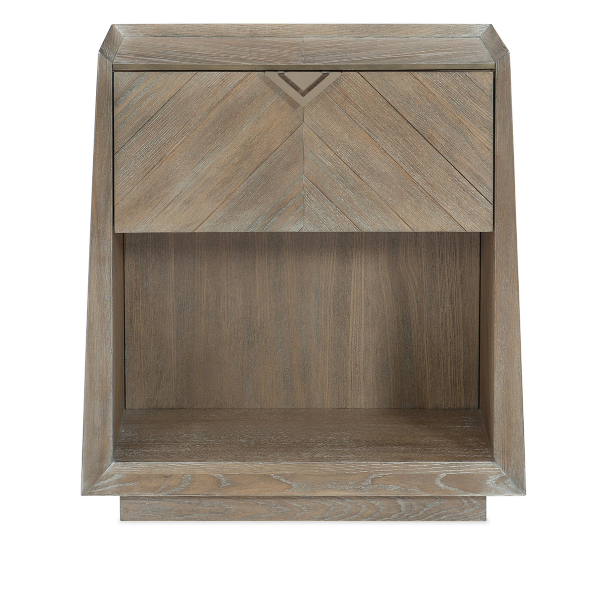Caracole Earthly Delight Nightstand – front view – Lusso Furniture Miami