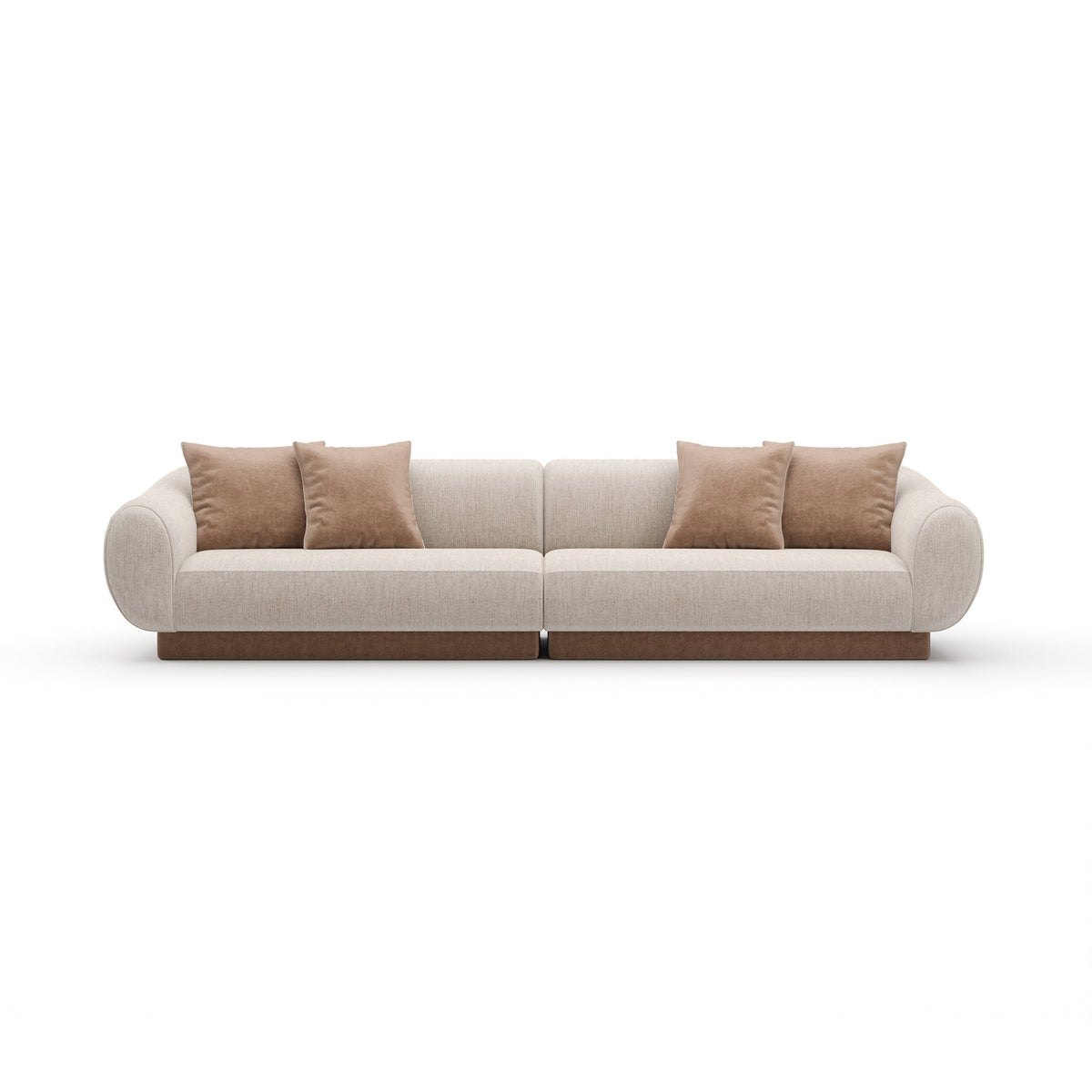 Caracole Seta Sectional – back view – Lusso Furniture Miami