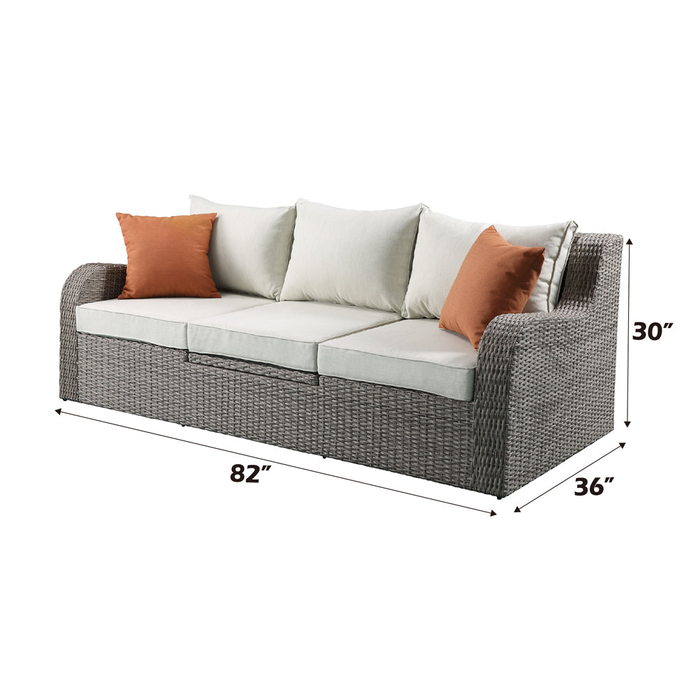 ACME Salena Patio Sofa – detail – Lusso Furniture Miami