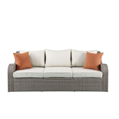 ACME Salena Patio Sofa – side view – Lusso Furniture Miami